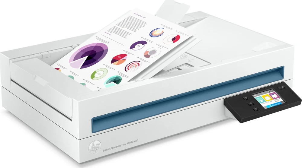 Skeneris Hewlett Packard (HP) HP SCANJET N6600FNW1 - 100 PPM TOUCHSCREEN