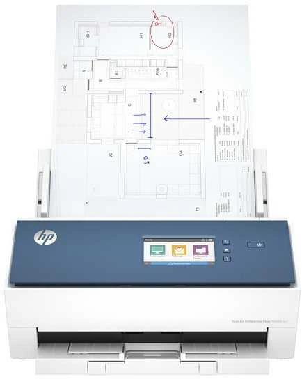 Skeneris HP „ScanJet Enterprise Flow N9000 sn1“ skaitytuvas – dokumentų skaitytuvas – CMOS / CIS – dvipusis – A3/Ledger – 600 dpi x 600 dpi – iki 80 psl./min. (vienos spalvos) / iki 80 psl./min. (spalvotas) – automatinis dokumentų padaviklis (100 lapų) – iki 30000 skenavimų
