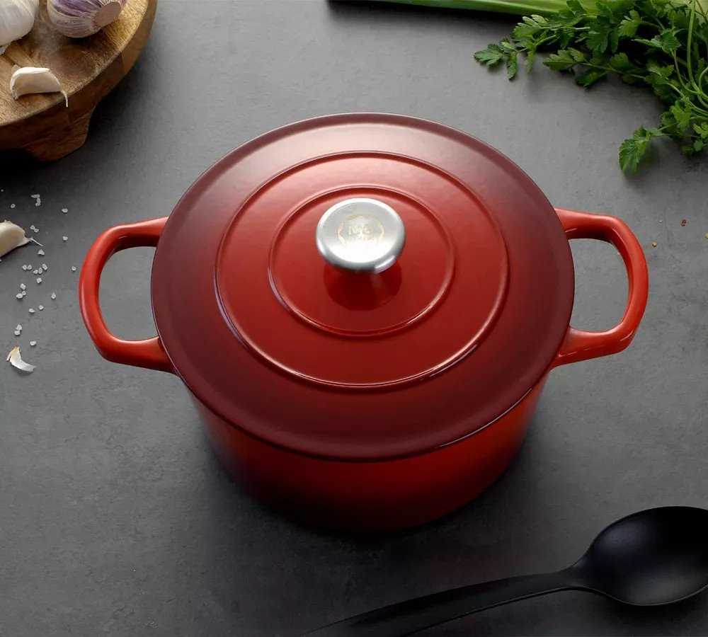 Skeppshult Ketaus puodas 4 L Emaliuotas katilas MG HOME Indukcinė dujinė orkaitė