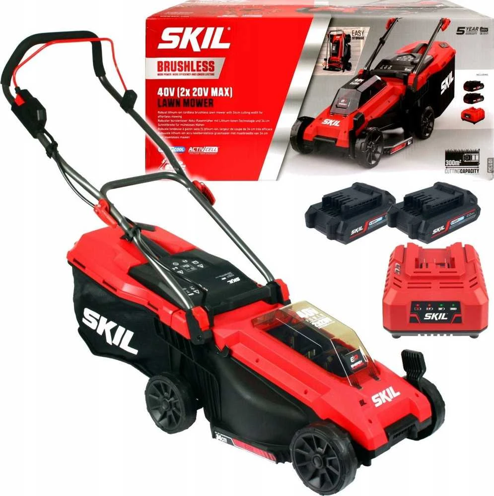 Akumuliatorinė vejapjovė Skil GM1E0130BA