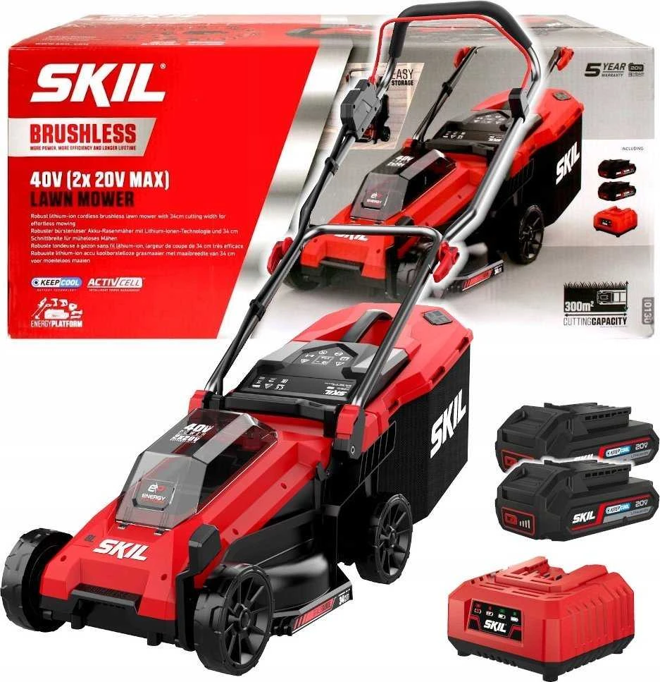 Akumuliatorinė vejapjovė Skil GM1E0130BA