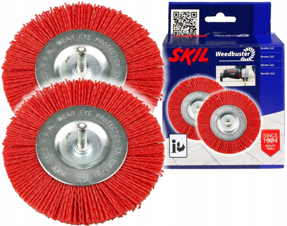 Skil_Red Žoliapjovės ratų šepetėlis Skil 2610Z02973, 2 vnt.