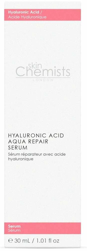„Skin Chemists Aqua Repair“ drėkinamasis ir atkuriamasis veido serumas, 30 ml