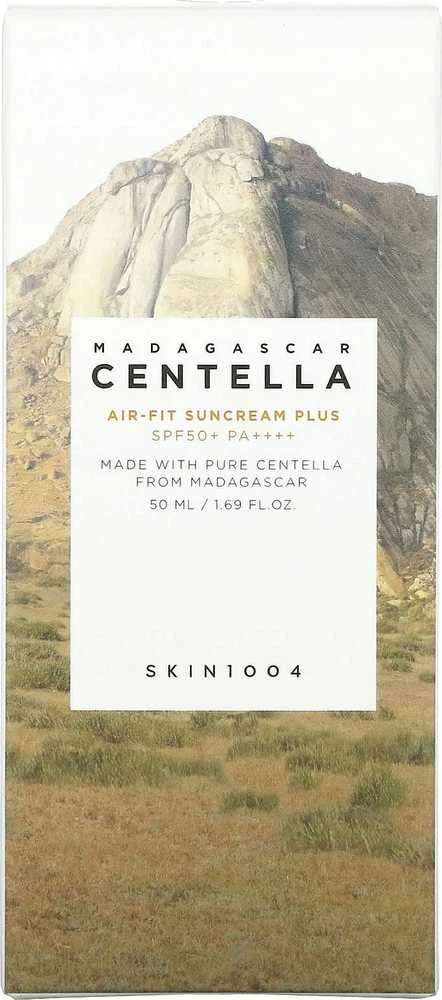 SKIN1004 Madagascar Centella Air-Fit Suncream Plus Apsauginis kremas nuo saulės su SPF50+ PA++++, 50 ml