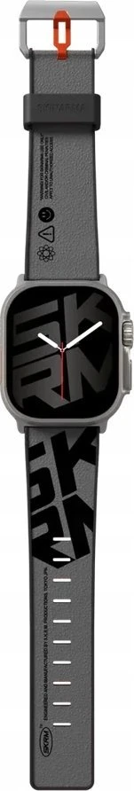 Skinarma Band Spunk Apple Watch Ultra pewter žalios spalvos