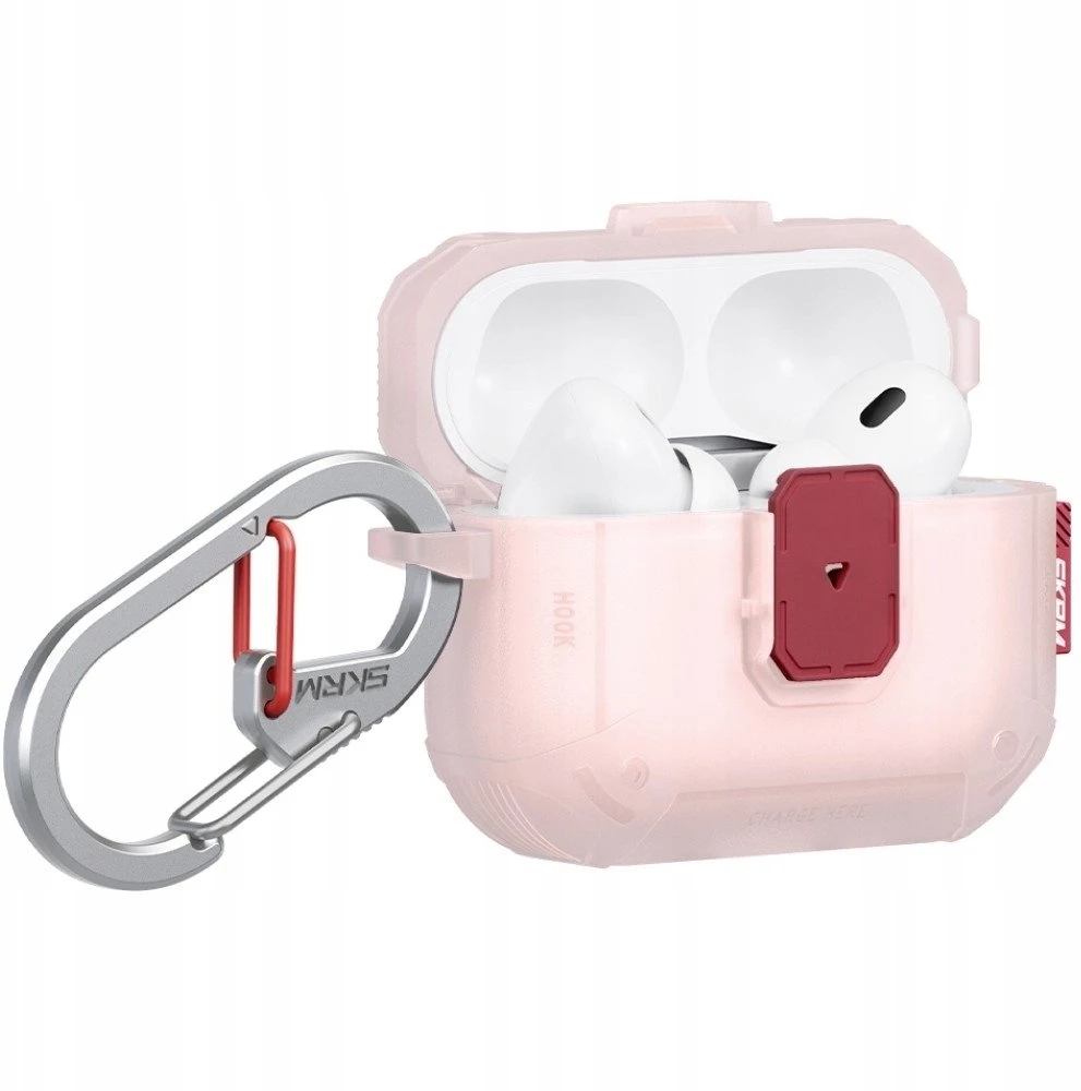 Dėklas Skinarma Mecha LE skirtas AirPods Pro 3 Frost Blush