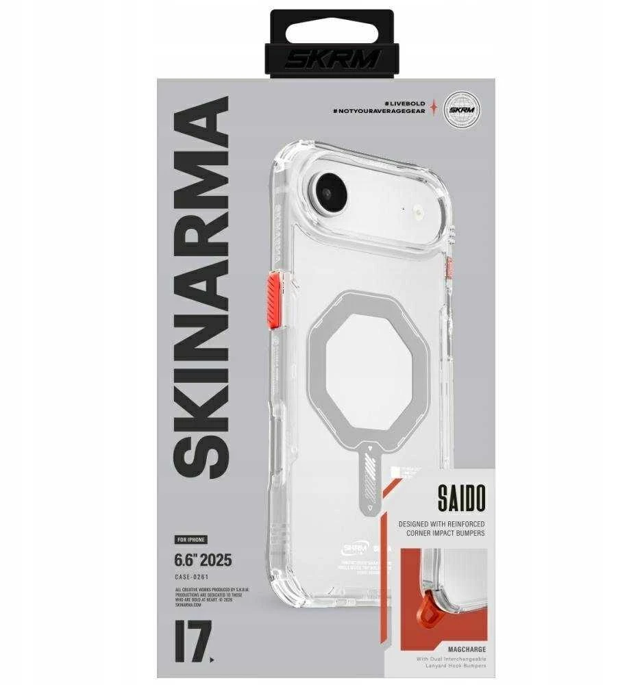 Skinarma Saido Dėklas Apple iPhone Air Magnetic Charging skaidrus