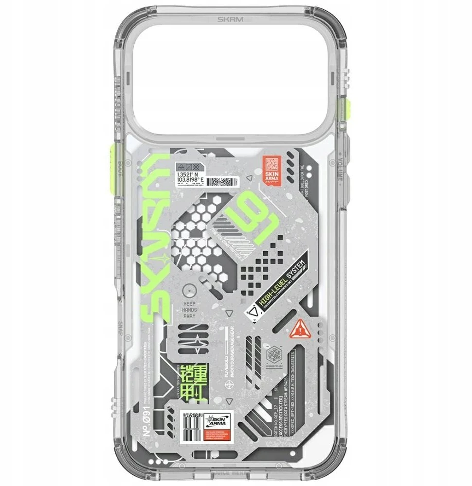 Skinarma Spectra Dėklas Apple iPhone 17 Pro Max Magnetic Charging skaidrus