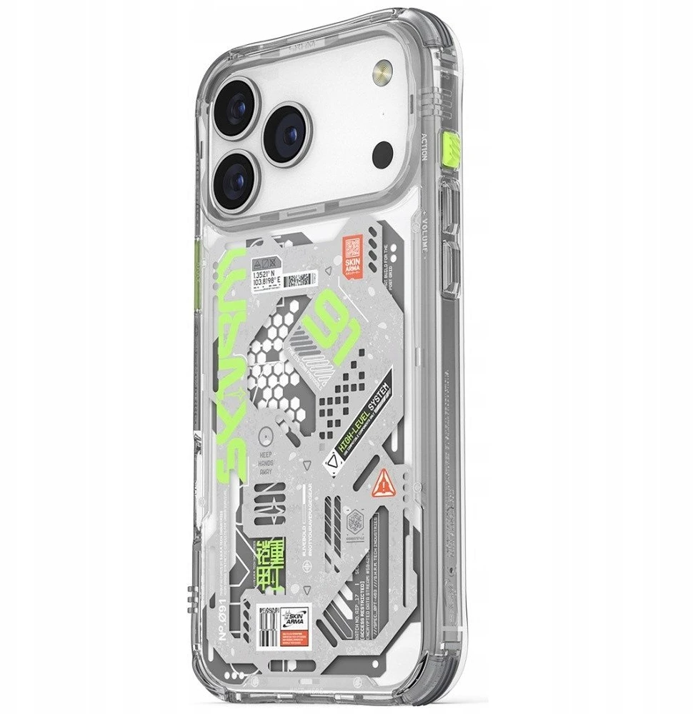 Skinarma Spectra Dėklas Apple iPhone 17 Pro Max Magnetic Charging skaidrus