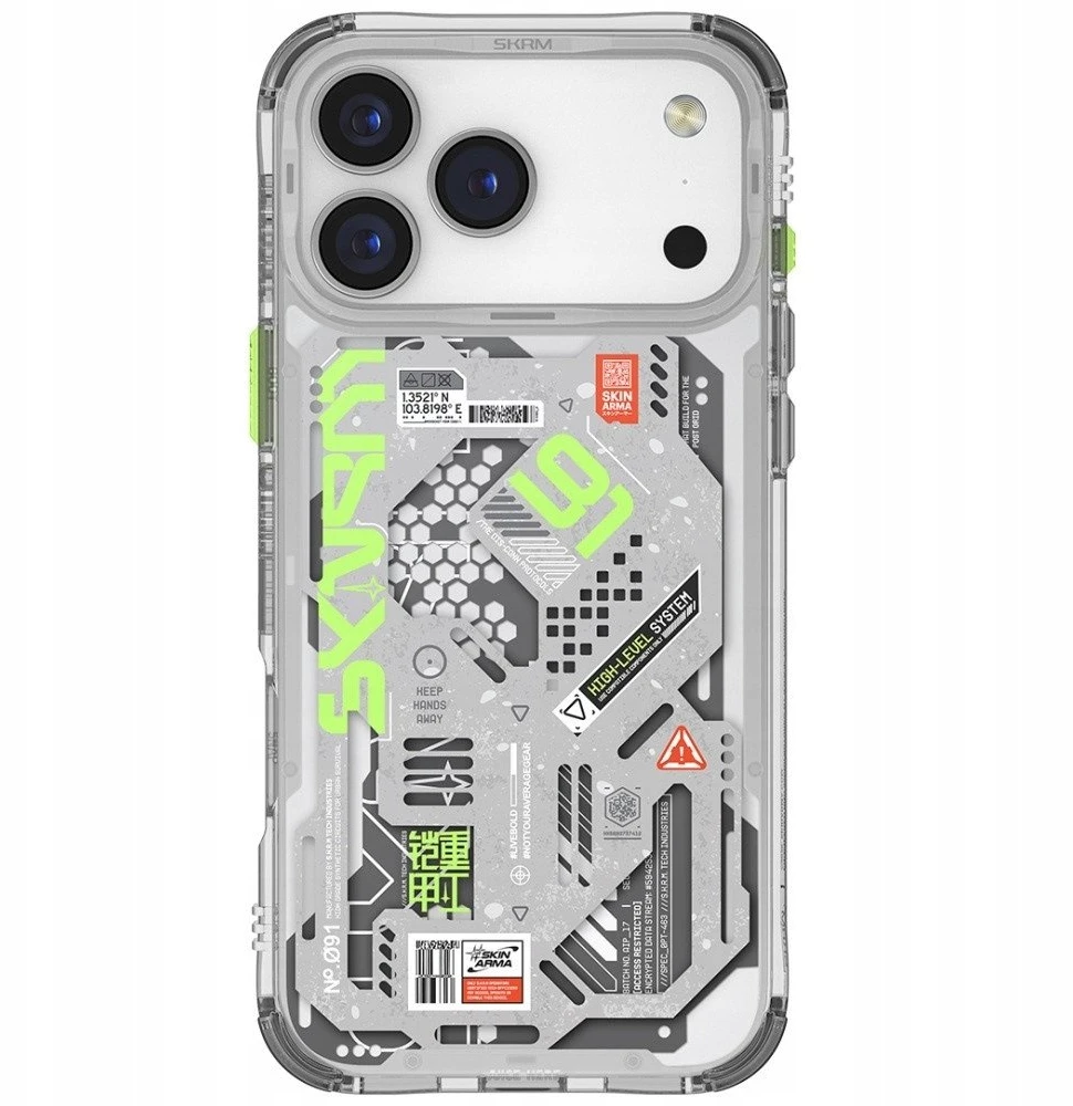 Skinarma Spectra Dėklas Apple iPhone 17 Pro Max Magnetic Charging skaidrus