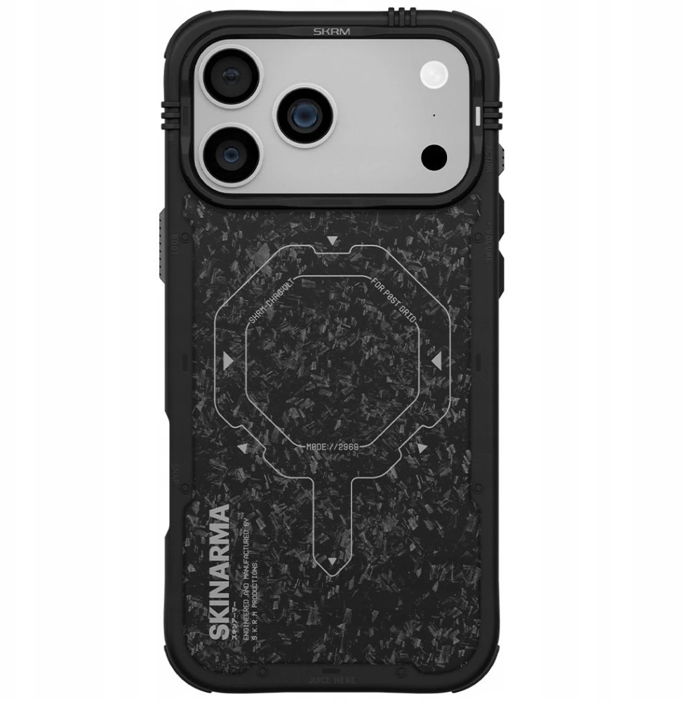 Dėklas Skinarma Vektor MagSafe Apple iPhone 17 Pro Max onyx