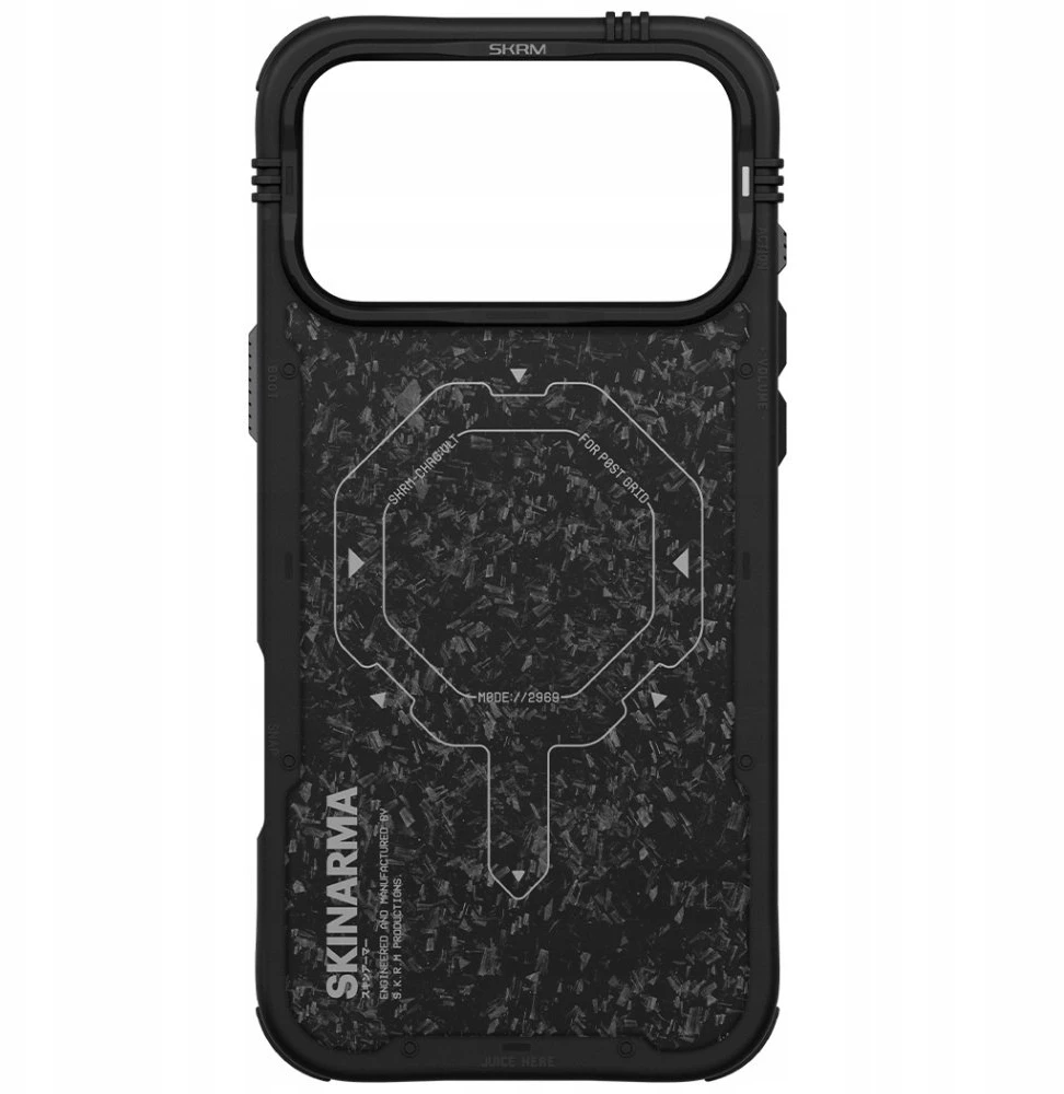 Dėklas Skinarma Vektor MagSafe Apple iPhone 17 Pro Max onyx