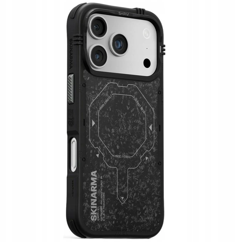 Dėklas Skinarma Vektor MagSafe Apple iPhone 17 Pro onyx