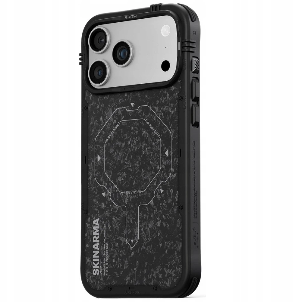Dėklas Skinarma Vektor MagSafe Apple iPhone 17 Pro Max onyx