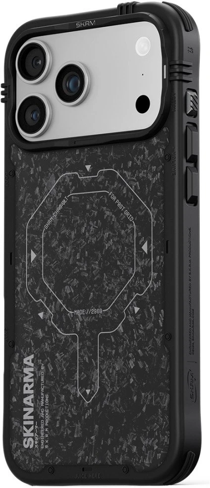 Dėklas Skinarma Vektor MagSafe Apple iPhone 17 Pro onyx