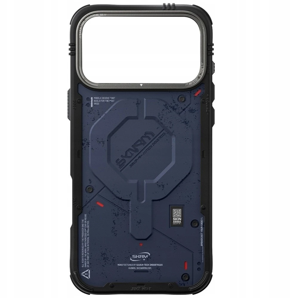 Dėklas Skinarma Vigor MagSafe skirtas Apple iPhone 17 Pro Max mėlynos spalvos