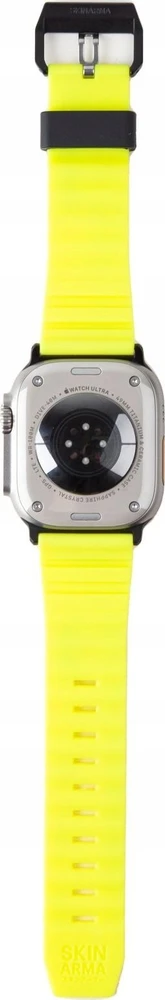 „Skinarma Band Shokku Apple Watch 49/45/44mm“ elektrinė geltona
