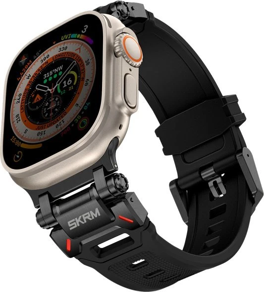 Skinarma Band Titon Apple Watch Ultra 49mm juodos spalvos