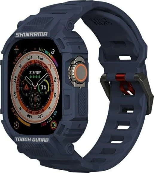 Skinarma Band+Dėklas Mecha 2in1 Watch 49mm navy