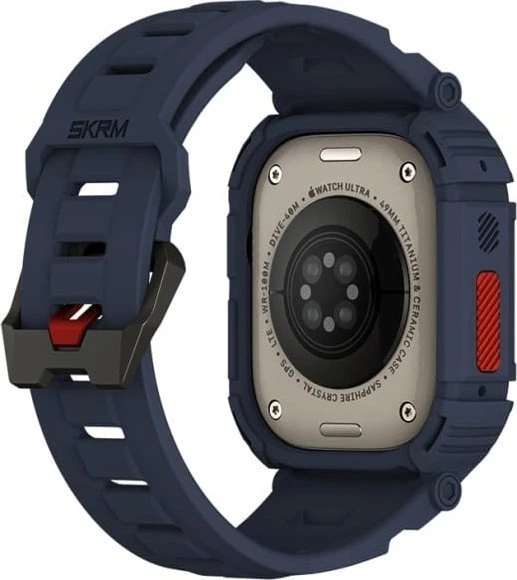 Skinarma Band+Dėklas Mecha 2in1 Watch 49mm navy