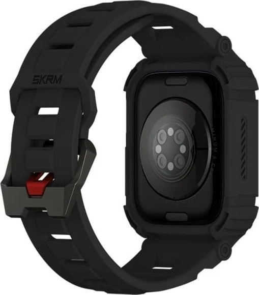 Skinarma Band+Dėklas Mecha 2in1 Apple Watch 45/44mm juodos spalvos