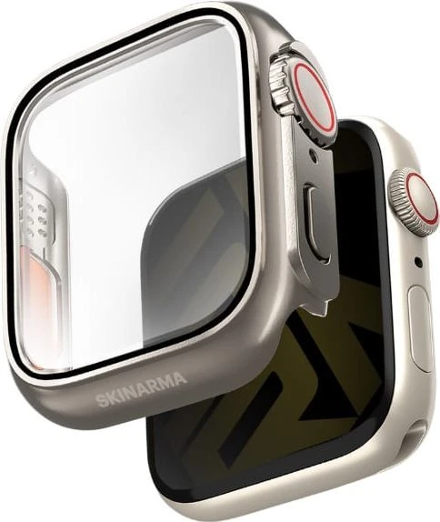 „Skinarma Gado Pro“ dėklas „Apple Watch 44mm“ titano spalvos