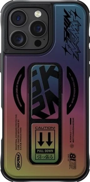 Skinarma dėklas Kira Kobai Apple iPhone 16 Pro Max 6.9″ Magnetic Charging Grip Stand hologram