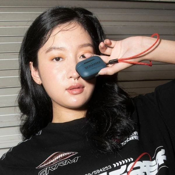 Skinarma dėklas Spunk AirPods Pro 2 mėlynas