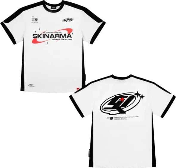 T-shirt Skinarma Halo M baltos spalvos