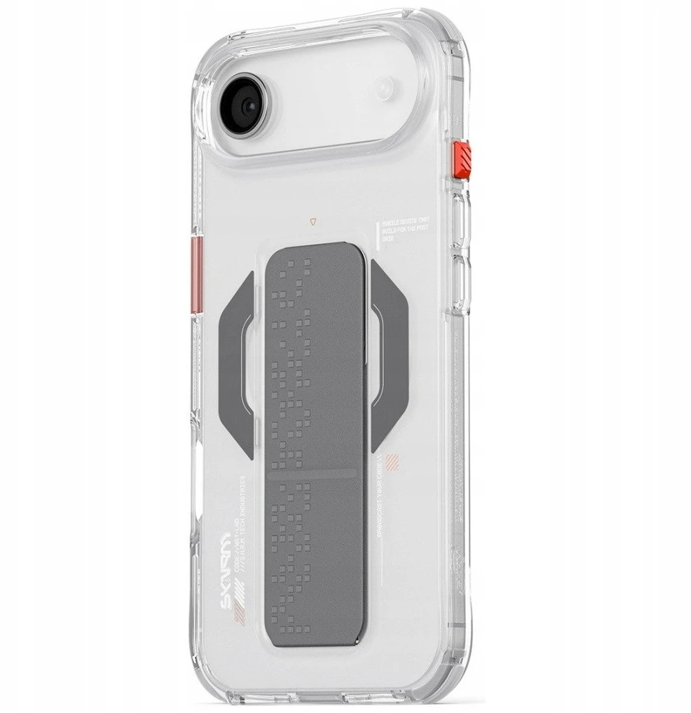 Skinarma Haxa Dėklas Apple iPhone Air Magnetic Charging + Grip Stand skaidrus
