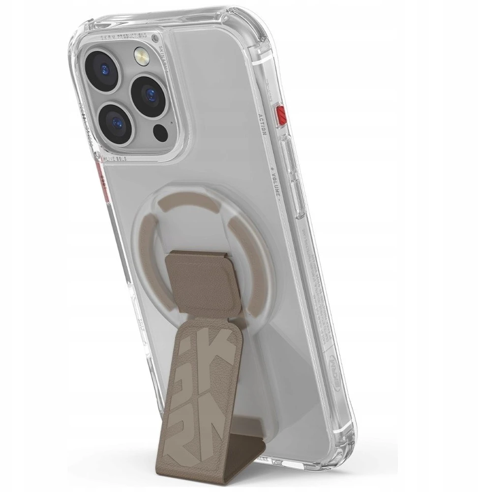 Magnetinė rankenėlė Skinarma Arch XE Phaze Smart Grip-Stand šampaninė