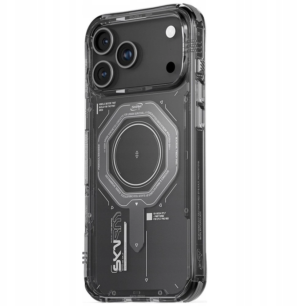Skinarma Magma Dėklas Apple iPhone 17 Pro Max Magnetic Charging Graphite