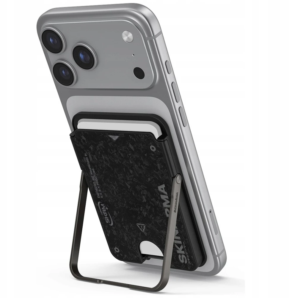 Dėklas Wallet Skinarma Vektor Magnetic Smart Kick-Stand Onyx
