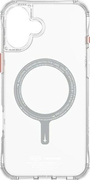 Skinarma dėklas Saido Apple iPhone 16 6.1″ Magnetic Charging clear