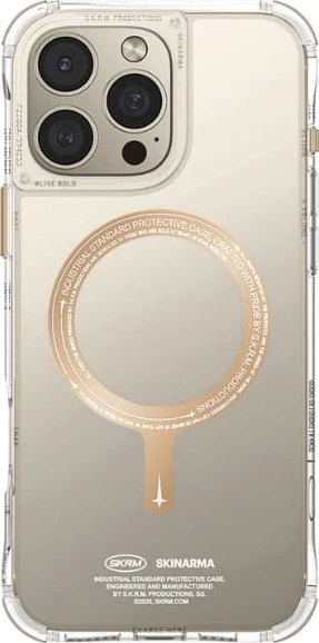 Skinarma dėklas Saido Apple iPhone 16 Pro Max 6.9" Magnetic Charging champagne