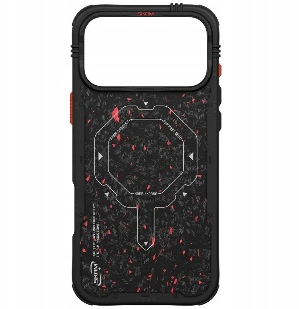 Skinarma Vektor Dėklas Apple iPhone 17 Pro Max Magnetic Charging juodos spalvos