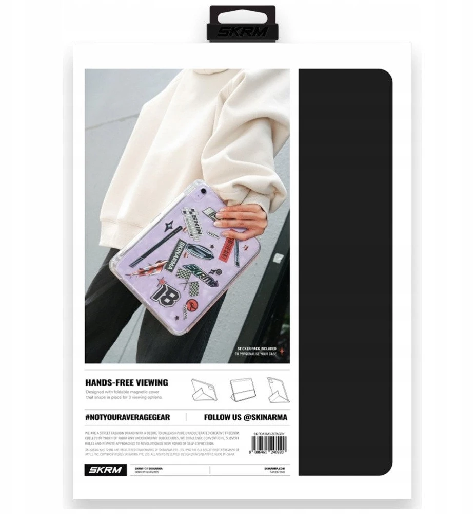 Dėklas Skinarma Zeta Apple iPad Air 11″ (M2/M3/5Gen/4Gen) rožinės spalvos