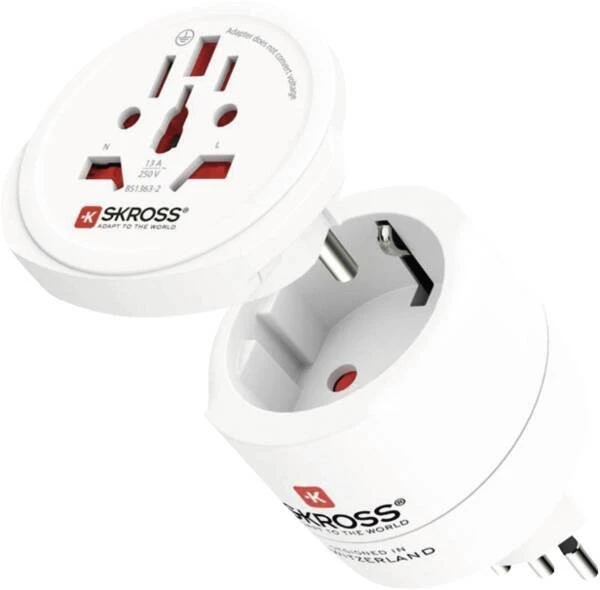 Skross Combo World į Šveicariją adapterio rinkinys (1.500273C-E)