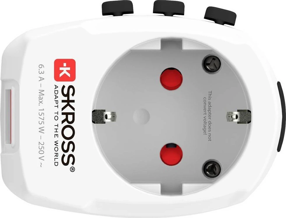 Skross Pro Light USB pasaulis (2xA)