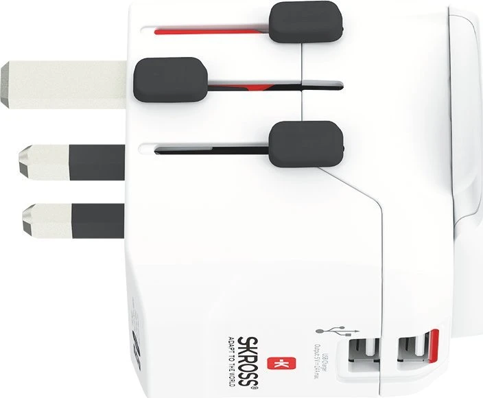 Skross Pro Light USB pasaulis (2xA)