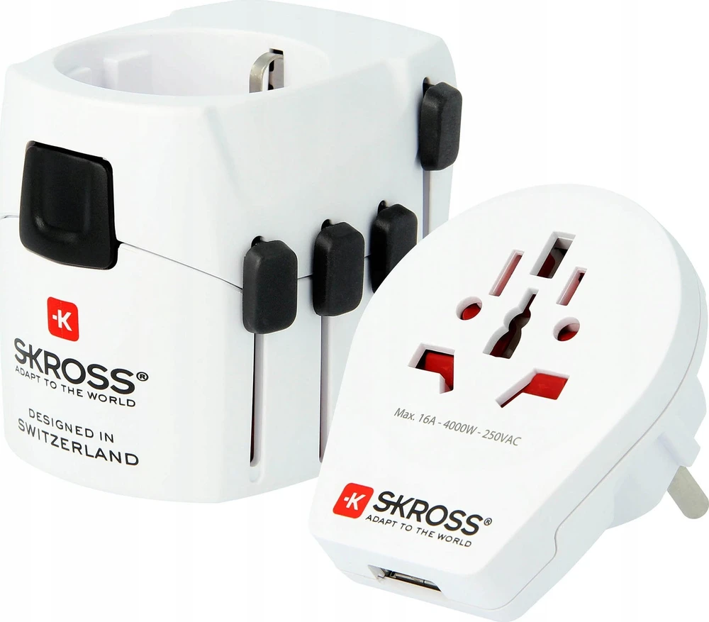 Skross PRO pasaulis ir USB (7A)
