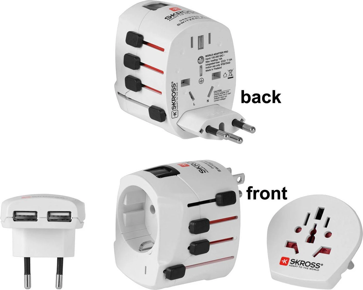 MicroConnect Skross KROSS pasaulinis adapteris (1.302535)