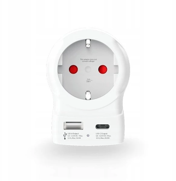 „Skross“ USB jungtis iš Europos į JAV AC20PD