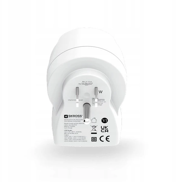 „Skross“ USB jungtis iš Europos į JAV AC20PD