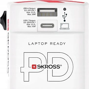 Skross World USB Charger AC45PD kelioninis adapteris