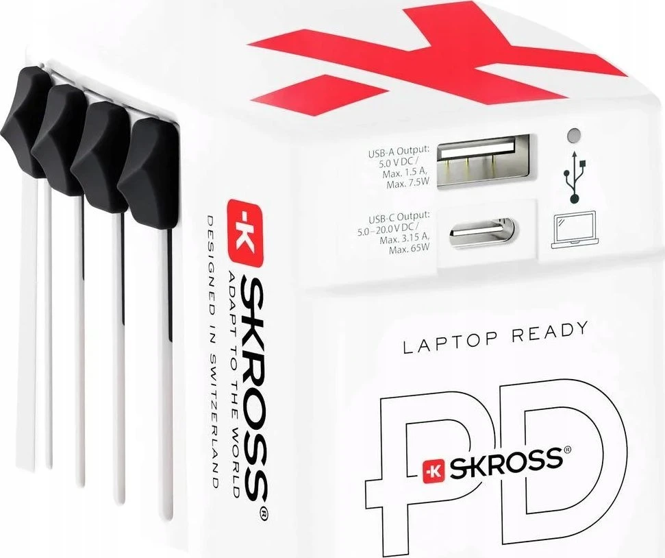 Skross World USB Charger AC65PD kelioninis adapteris