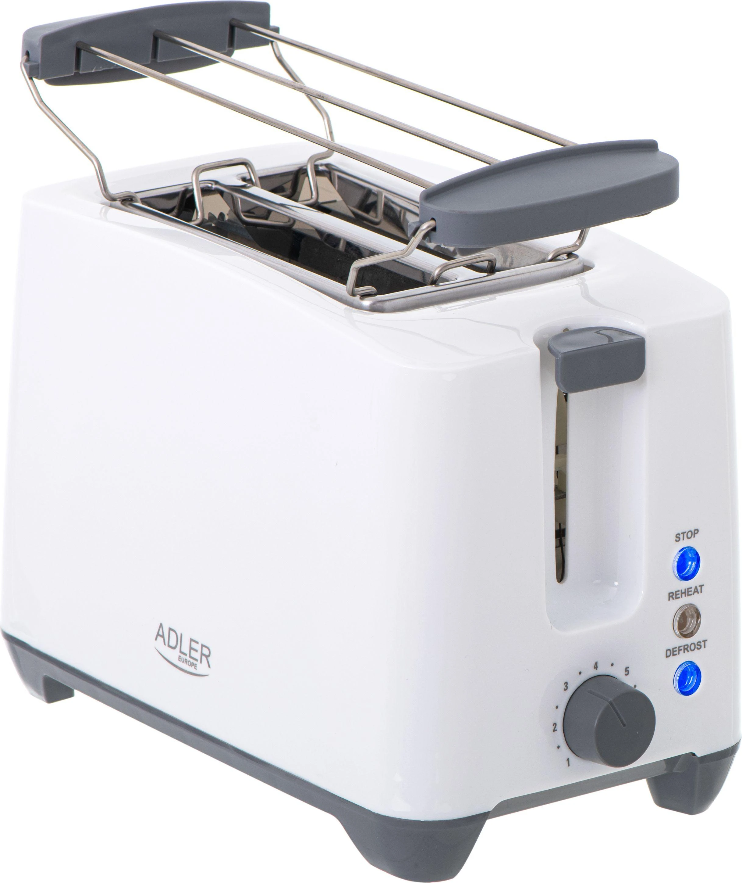 Adler | Skrudintuvas | AD 3216 | Galia 750 W | Lizdų skaičius 2 | Korpuso medžiaga Plastikas | Baltas