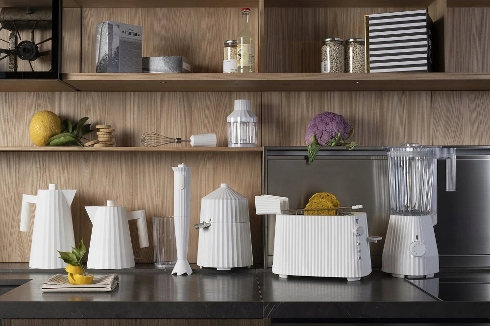 Skrudintuvas Toaster Alessi Plisse Baltas