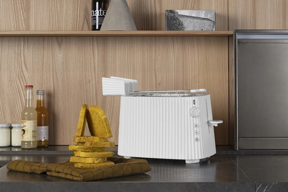 Skrudintuvas Toaster Alessi Plisse Baltas