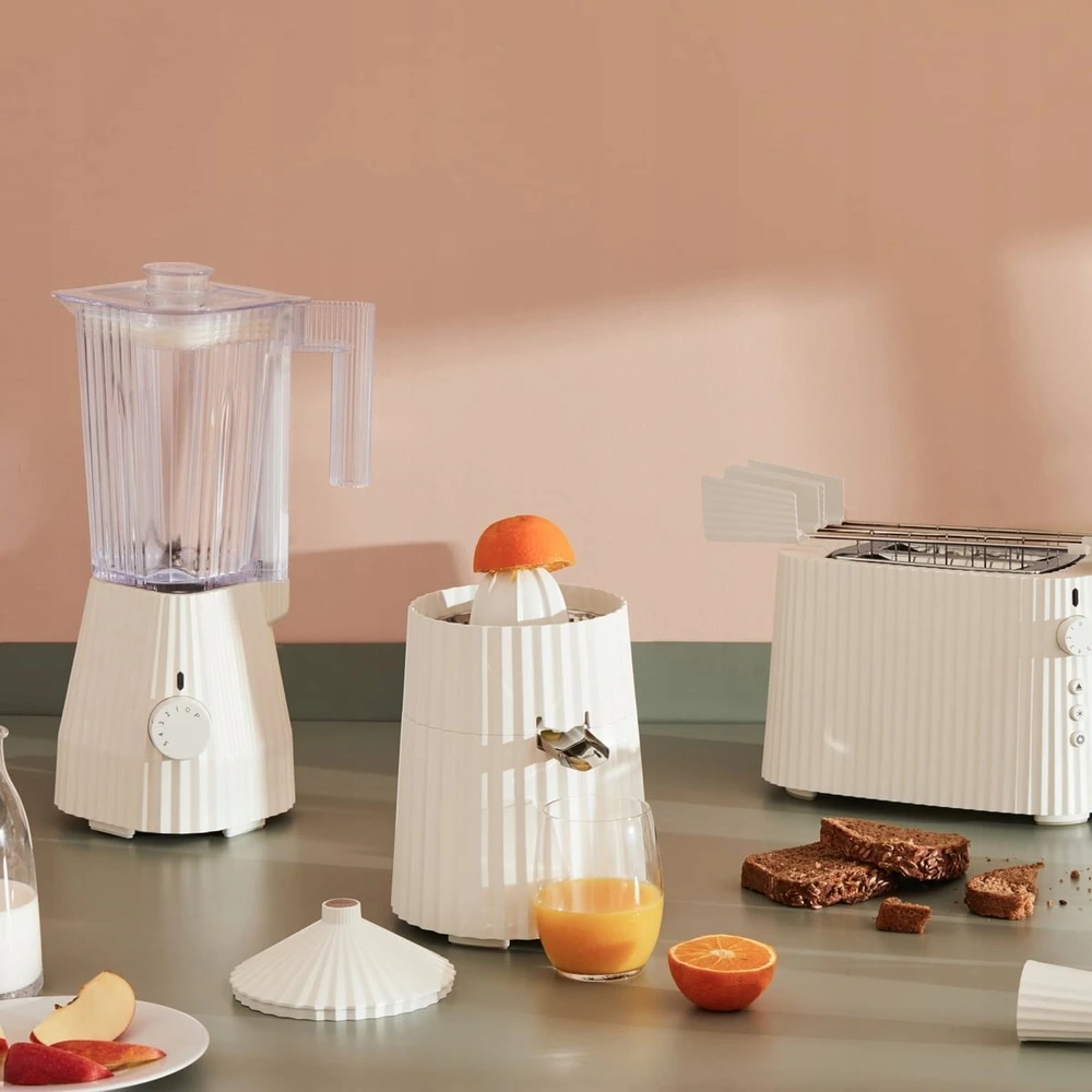 Skrudintuvas Toaster Alessi Plisse Baltas